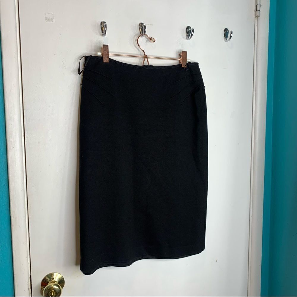 Lafayette 48 office wear pencil skirt stitched up on sides amazingly soft lined